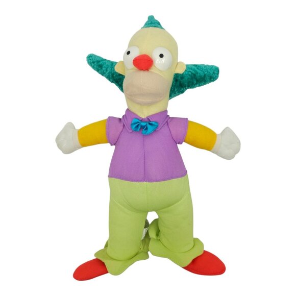 The Simpsons Krusty The Clown Plush 16" Stuffed Toy 2005 NANCO 20th Century Fox - Picture 9 of 14